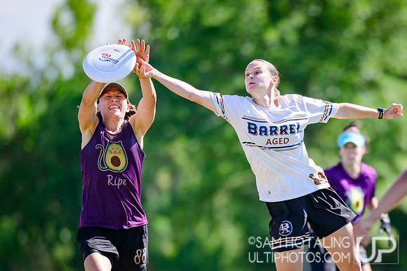 Bracket play at USAU Master's Championships