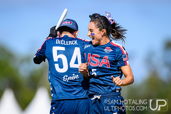 Mixed semifinals during World Ultimate Championships at Runaway Bay Precinct