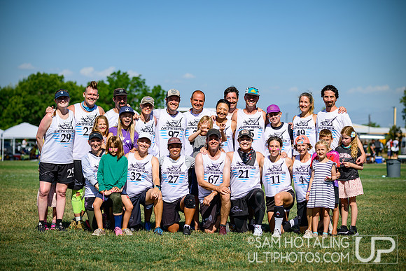 Pool play at USAU Master's Championships