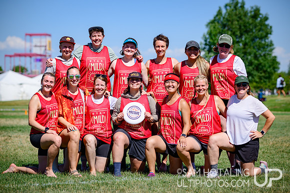Utah Mild team photo at USAU Master's Championships