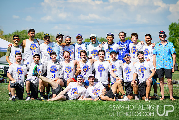 BART team photo at USAU Master's Championships
