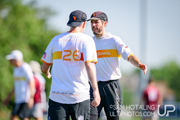 Pool play at USAU Master's Championships