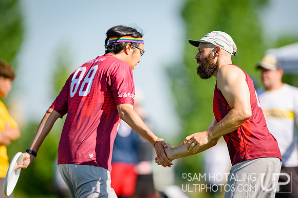 Pool play at USAU Master's Championships