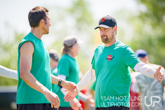 Pool play at USAU Master's Championships