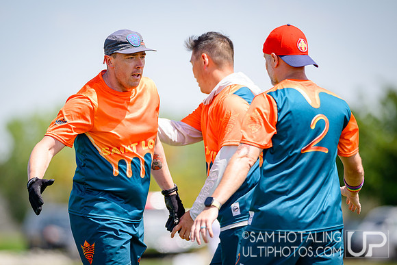 Pool play at USAU Master's Championships