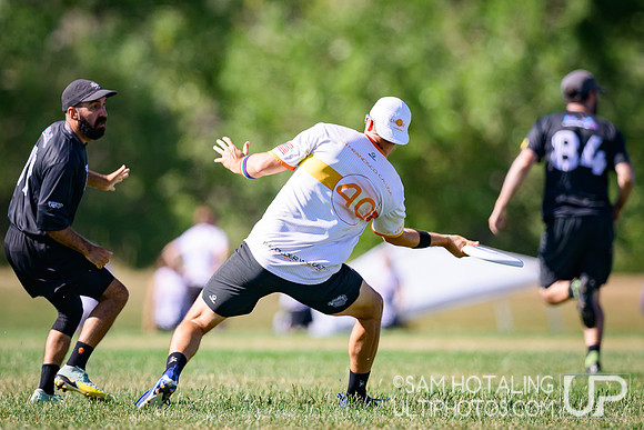 Bracket play at USAU Master's Championships