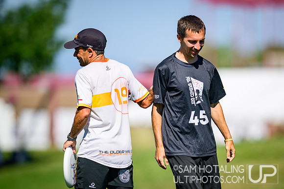 Bracket play at USAU Master's Championships