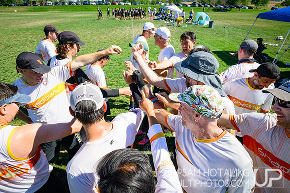 Bracket play at USAU Master's Championships
