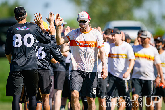 Bracket play at USAU Master's Championships