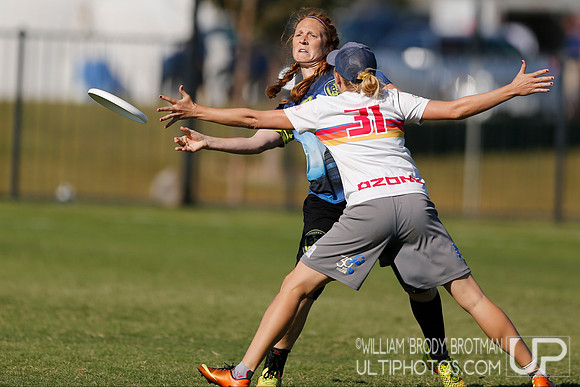 Day 2 of the 2015 USA Ultimate Nationals Championships
