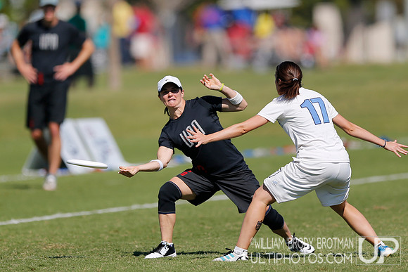 Day 2 of the 2015 USA Ultimate Nationals Championships