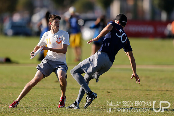 Day 2 of the 2015 USA Ultimate Nationals Championships