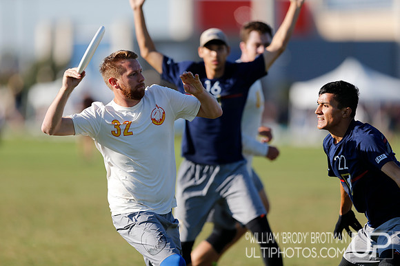 Day 2 of the 2015 USA Ultimate Nationals Championships