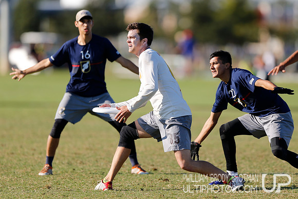 Day 2 of the 2015 USA Ultimate Nationals Championships