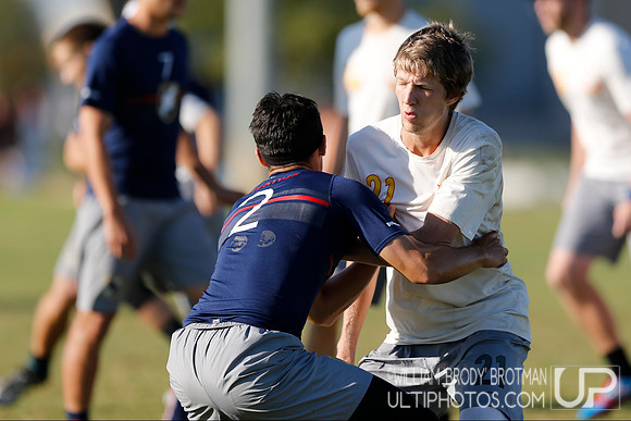 Day 2 of the 2015 USA Ultimate Nationals Championships