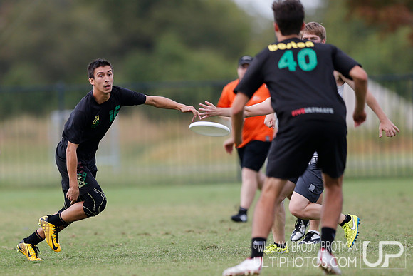 Day 1 of the 2015 USA Ultimate Nationals Championships