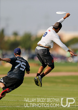 Day 1 of the 2015 USA Ultimate Nationals Championships