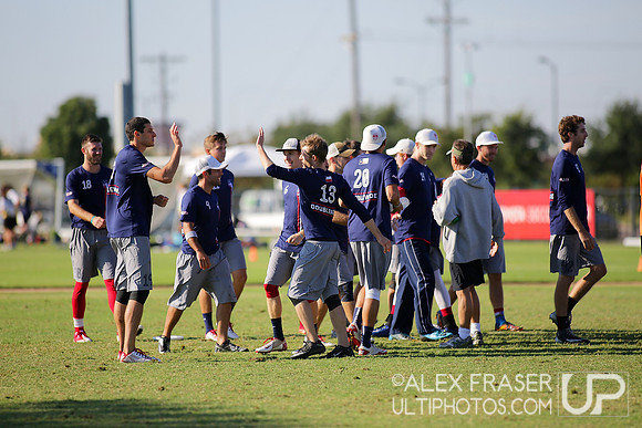 Friday - Men's Pre-Quarters - 2015 USAU National Championships