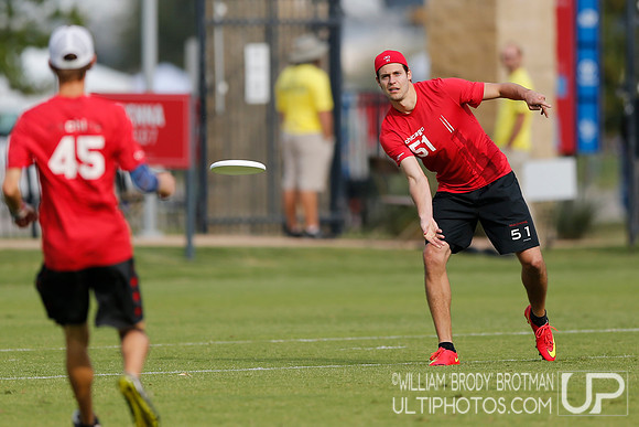Day 1 of the 2015 USA Ultimate Nationals Championships