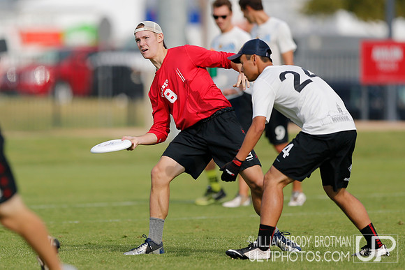 Day 1 of the 2015 USA Ultimate Nationals Championships