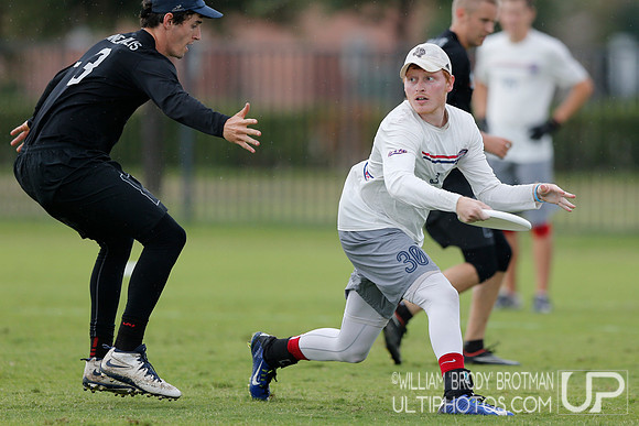 Day 1 of the 2015 USA Ultimate Nationals Championships