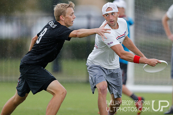 Day 1 of the 2015 USA Ultimate Nationals Championships