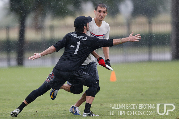 Day 1 of the 2015 USA Ultimate Nationals Championships