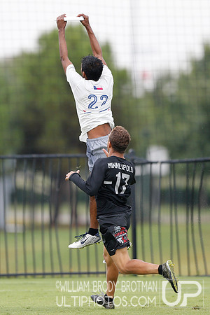 Day 1 of the 2015 USA Ultimate Nationals Championships