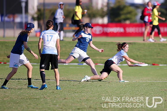 Saturday - Women's Placement - 2015 USAU National Championships