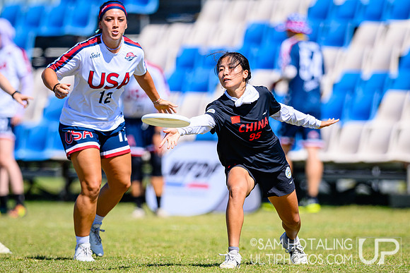 Women’s pool play during World Ultimate Championships at Runaway Bay Sports Precinct