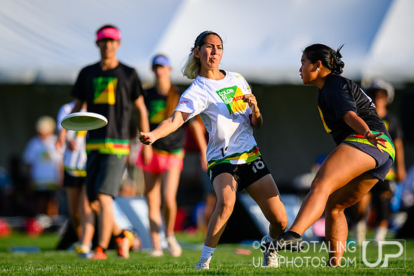 Color of Ultimate showcase game during International Club Championships at Aurora Sports Park