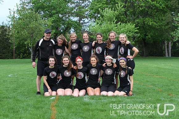 USAU 2013 HS Northeasterns -- Team Photos