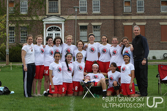 USAU 2013 HS Northeasterns -- Team Photos