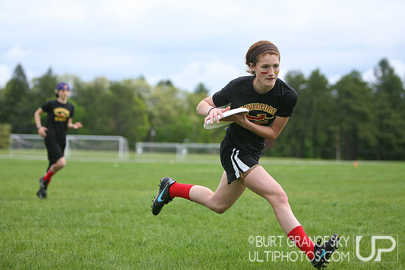 USAU 2013 HS Northeasterns -- Sunday, Girls Quarterfinals