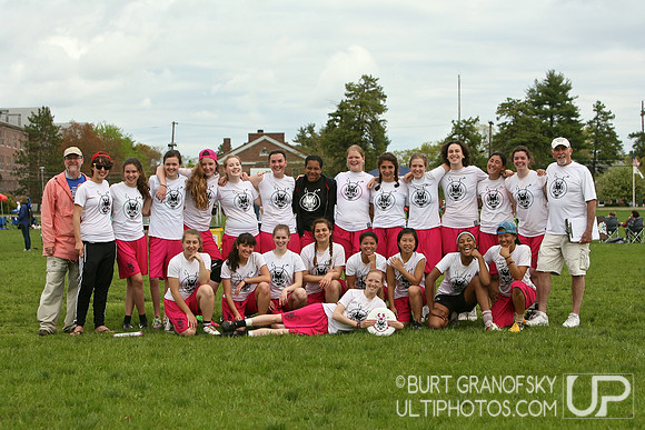 USAU 2013 HS Northeasterns -- Sunday, Girls Quarterfinals