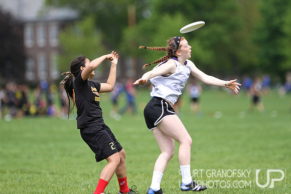 USAU 2013 HS Northeasterns -- Sunday, Girls Quarterfinals