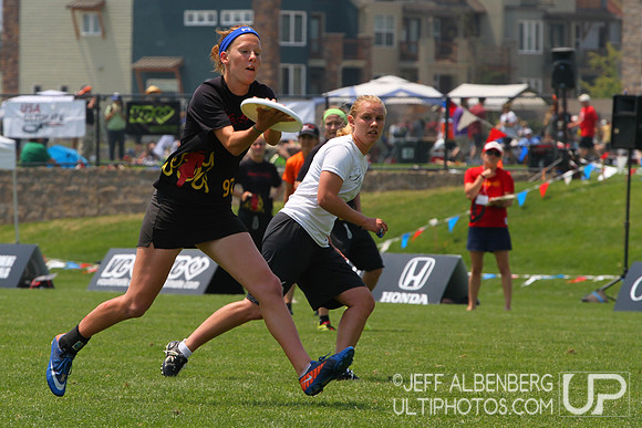 Saturday Women's division action from 2012 College Nationals