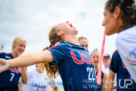 Bracket play during World Ultimate Championships at Runaway Bay Precinct