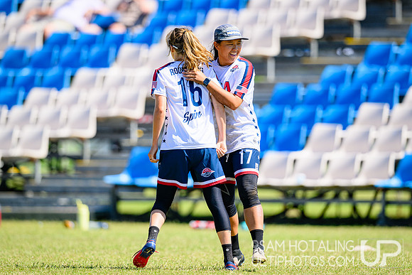 Women’s pool play during World Ultimate Championships at Runaway Bay Sports Precinct