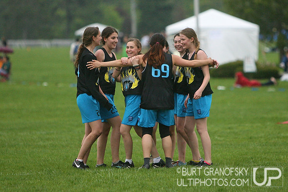 USAU 2013 HS Northeasterns -- Saturday, Girls Round Five