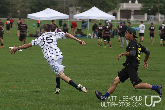 2013 USA Ultimate High School Northeastern Championships - Round 3 - Open