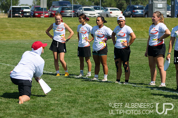 Pool play at USAU Youth Club Championships