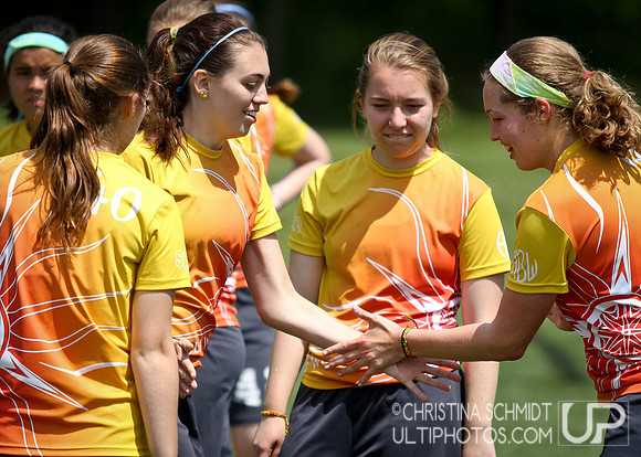 Semis - Sun Girls - USAU 2013 HS Southerns