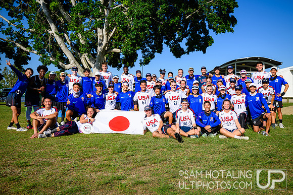 Pool play during World Ultimate Championships at Runaway Bay Precinct