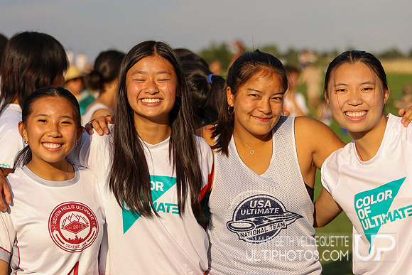 Color of Ultimate BIPOC hat game at the USA Ultimate Internation