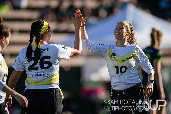 San Francisco Falcons at Seattle Tempest in semifinals at WUL Championship Weekend