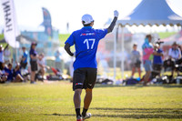 Men’s semifinals during World Ultimate Championships at Runaway Bay Sports Precinct