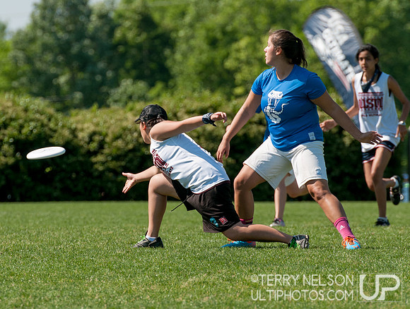 Semis - Sun Girls - USAU 2013 HS Southerns