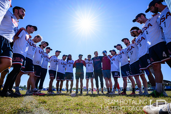 Men’s finals during World Ultimate Championships at Runaway Bay Precinct