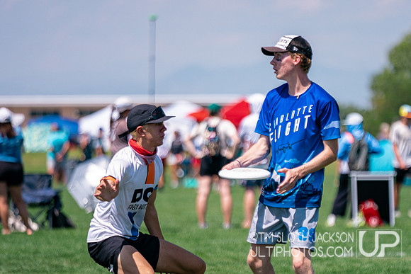 Bracket play at 2024 USAU Youth Club Championship